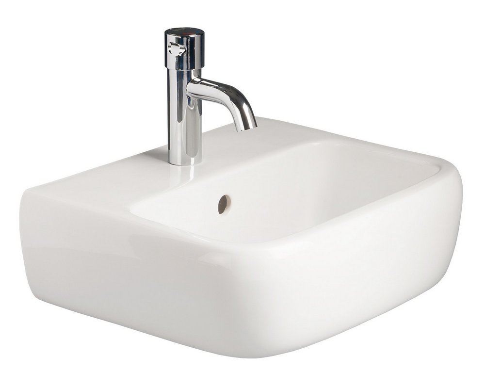Marden 420 Wall Hung Basin CTH on white background