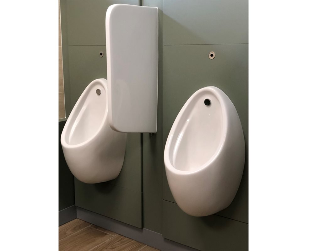 Bushboard Washrooms | Urinal | Sage Green Colour
