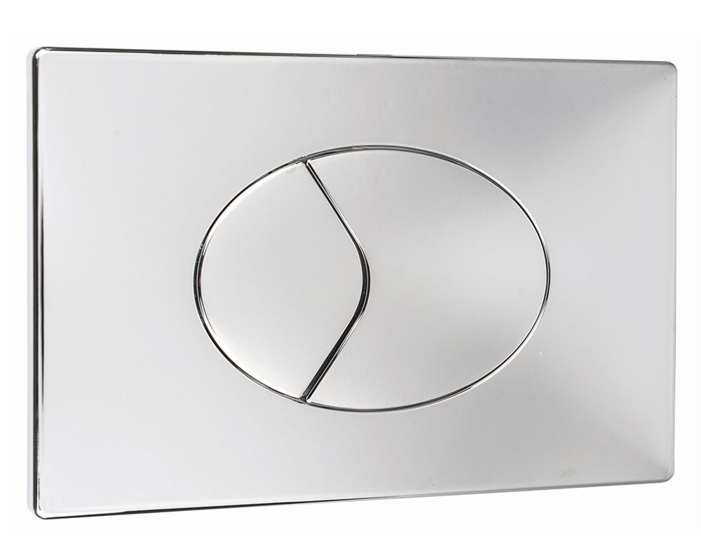 Oyster dual push plate on white background
