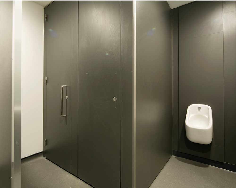 Definition toilet cubicles in Welsh Slate