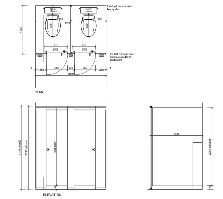 Washroom CAD Drawings